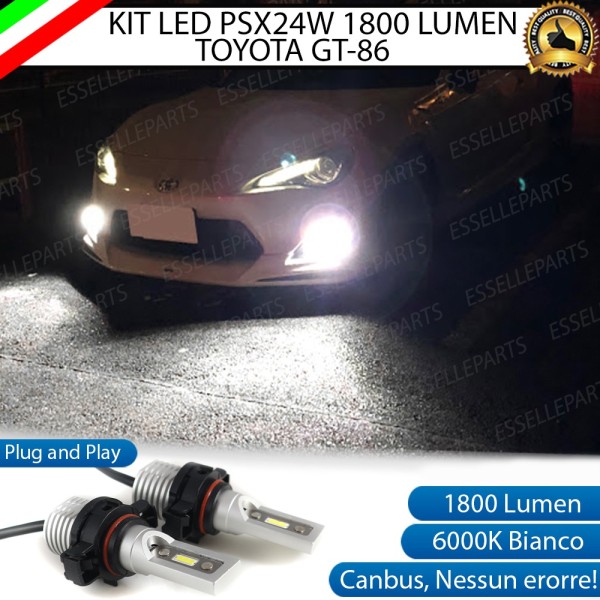 Lampade 1800 LUMEN PSX24W fendinebbia TOYOTA GT-86