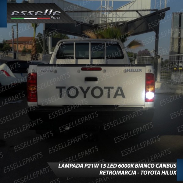 Lampada LED Retromarcia Da 15 LED Canbus 6000K con lente TOYOTA HILUX MK7 Dal 2012