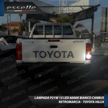 Lampada LED Retromarcia Da 15 LED Canbus 6000K con lente TOYOTA HILUX MK7 Dal 2012