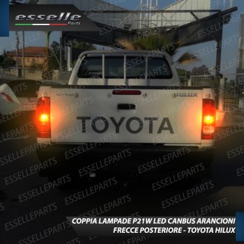 Coppia Frecce Posteriori P21W 35 LED Canbus TOYOTA HILUX MK7 Dal 2012