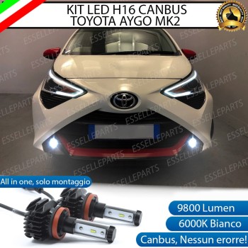 Kit Full Led 6000k H16 canbus TOYOTA AYGO II Fendinebbia No Error