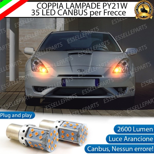 Coppia Frecce Anteriori PY21W 35 LED Canbus TOYOTA CELICA II