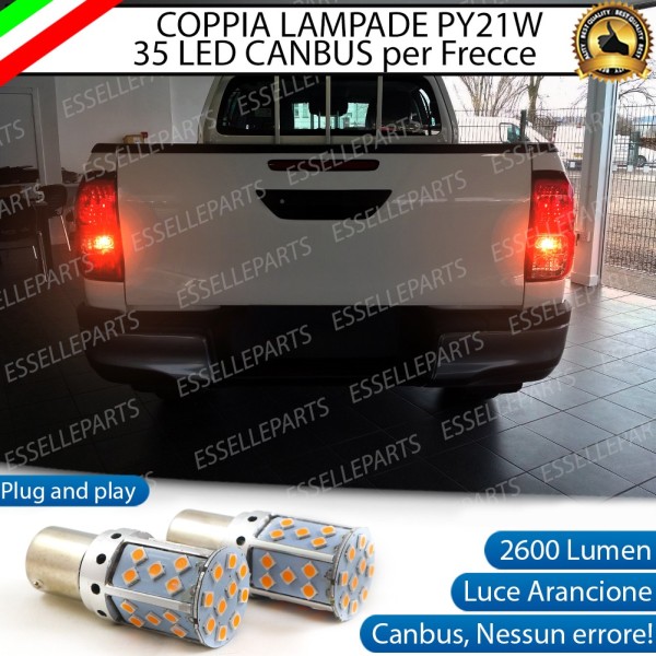 Lampade POSTERIORI PY21W BAU15S 35 LED Canbus TOYOTA HILUX VIII