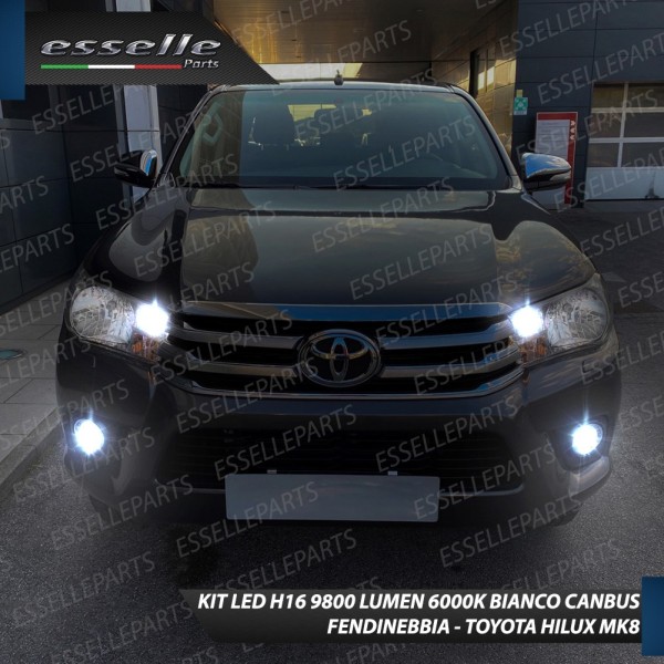 Kit Full Led 6000k H16 canbus TOYOTA HILUX VIII Fendinebbia No Error