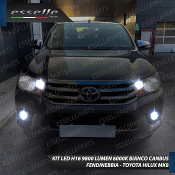 Kit Full Led 6000k H16 canbus TOYOTA HILUX VIII Fendinebbia No Error