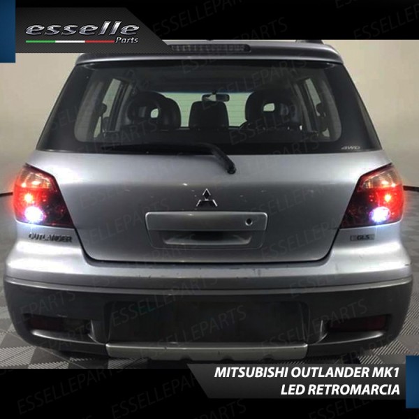 Coppia lampade T15 W16W 13 LED 6000K con lente MITSUBISHI OUTLANDER MK1 DAL 06/2004