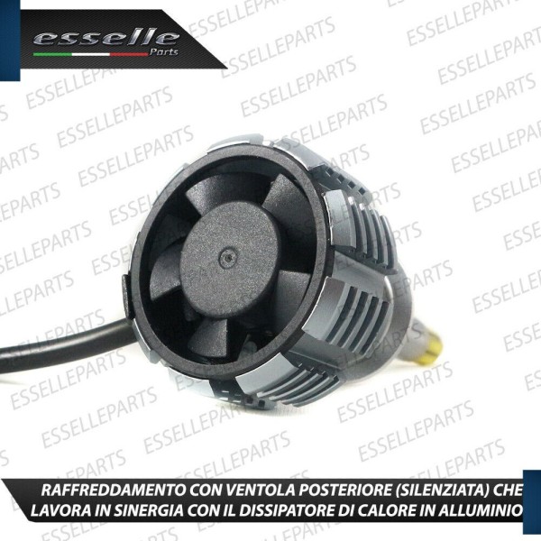 Kit Full LED H1 9600 Lumen 6000K Bianco MITSUBISHI OUTLANDER 1 fari Lenticolari