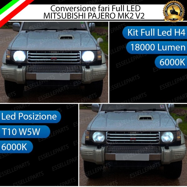 Conversione Fari Full LED Mitsubishi Pajero II