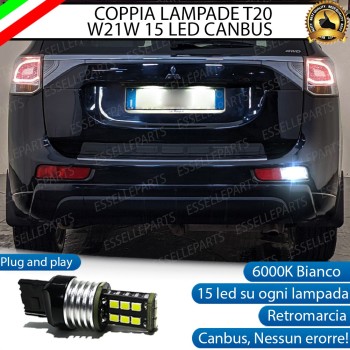 Luce Retromarcia 15 LED T20 MITSUBISHI OUTLANDER III Luce Retromarcia 15 LED T20 MITSUBISHI OUTLANDER III