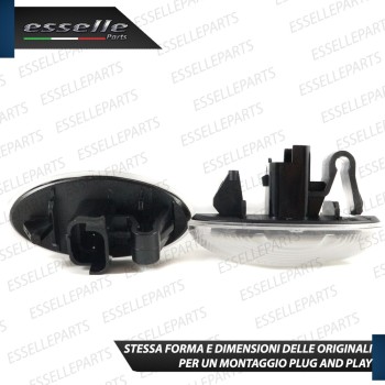 PLACCHETTE LATERALI A 18 LED PER FRECCE SPECIFICHE PER PEUGEOT PARTNER III