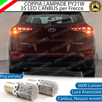 Coppia Frecce Posteriori PY21W 35 LED Canbus HYUNDAI Tucson III Coppia Frecce Posteriori PY21W 35 LED Canbus HYUNDAI Tucson III