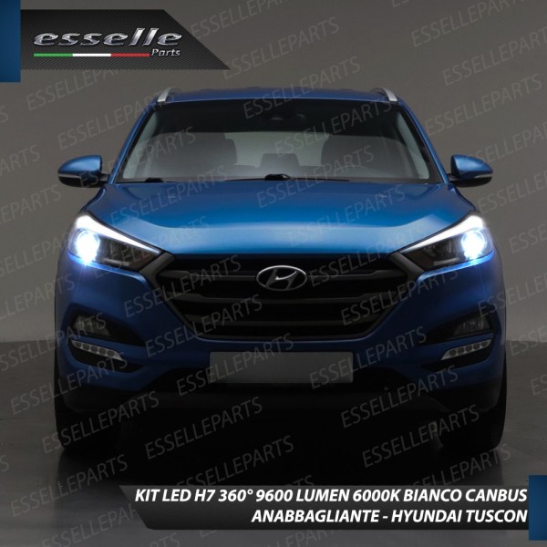 Kit Full LED H7 9600 Lumen 6000K Anabbaglianti HYUNDAI TUCSON 3 Pre-Restyling