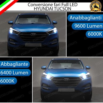 Conversione Fari Full LED 6000K bianco Hyundai Tucson 3 Pre-Restyling Conversione Fari Full LED 6000K bianco Hyundai Tucson 3 Pre-Restyling