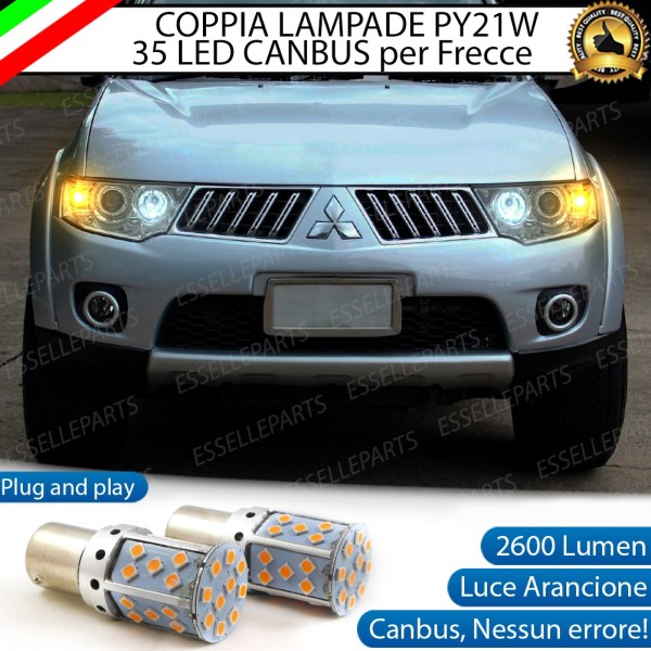 Lampade ANTERIORI PY21W BAU15S 35 LED Canbus MITSUBISHI PAJERO SPORT II