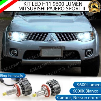 Kit Full LED H11 coppia lampade anabbaglianti MITSUBISHI PAJERO SPORT II Kit Full LED H11 coppia lampade anabbaglianti MITSUBISHI PAJERO SPORT II
