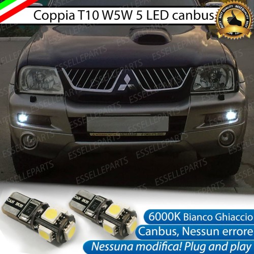 Luci posizione T10 W5W 5 LED Canbus Mitsubishi L200 III