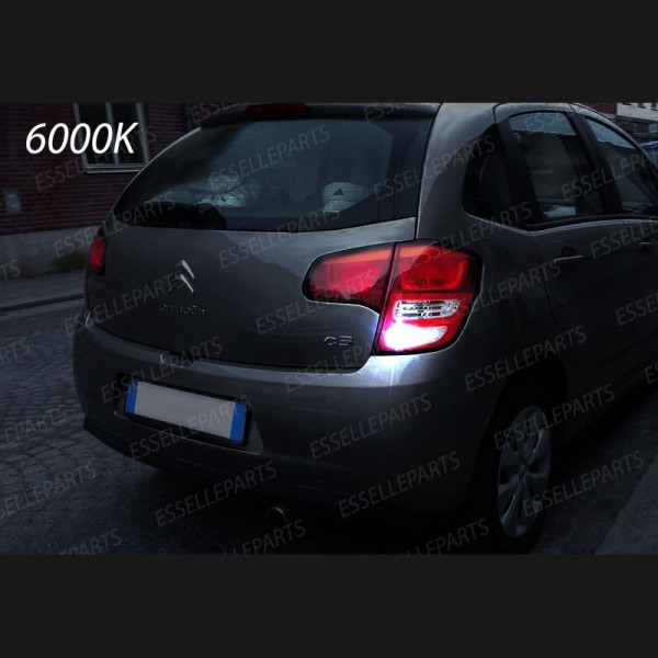 Luce Retromarcia 15 LED Citroen C3 II CON LENTE FRONTALE