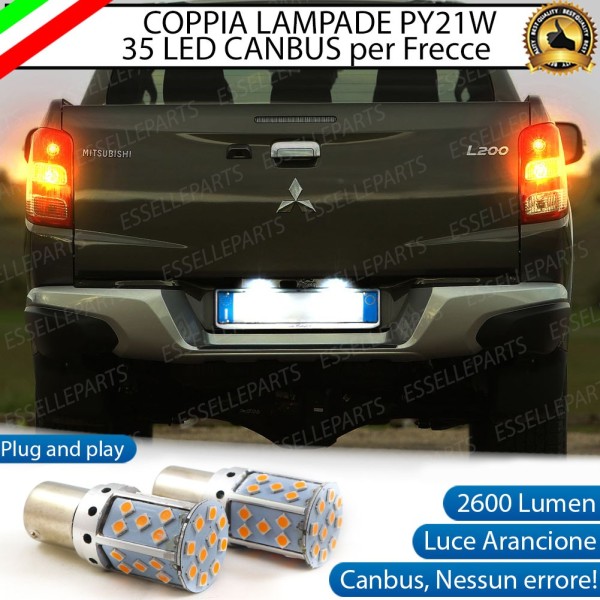 Coppia Frecce Posteriori PY21W 35 LED Canbus MITSUBISHI L200 V