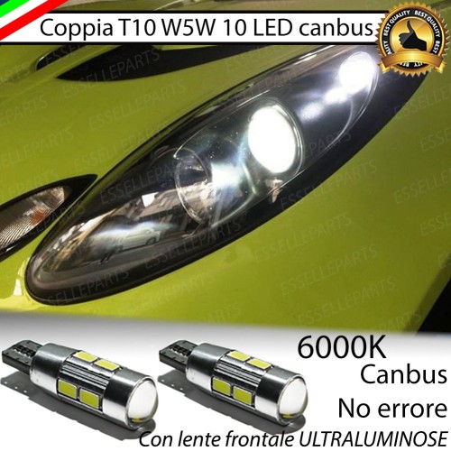 Lampade T10 W5W Canbus 10 LED no error luci posizione LOTUS ELISE II