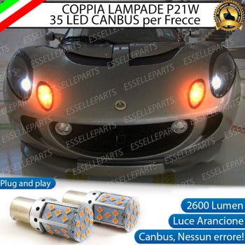 P21W BA15S Canbus LOTUS ELISE II ARANCIONE FRECCE Luce AMBRA