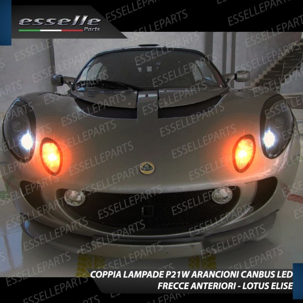 P21W BA15S Canbus LOTUS ELISE II ARANCIONE FRECCE Luce AMBRA