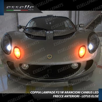 P21W BA15S Canbus LOTUS ELISE II ARANCIONE FRECCE Luce AMBRA