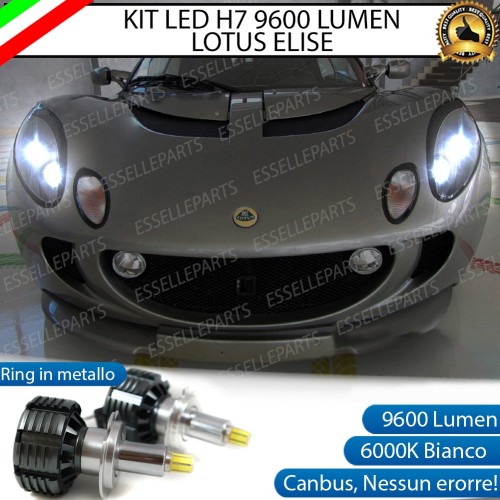 Kit Full LED H7 9600 LUMEN Anabbaglianti LOTUS ELISE II