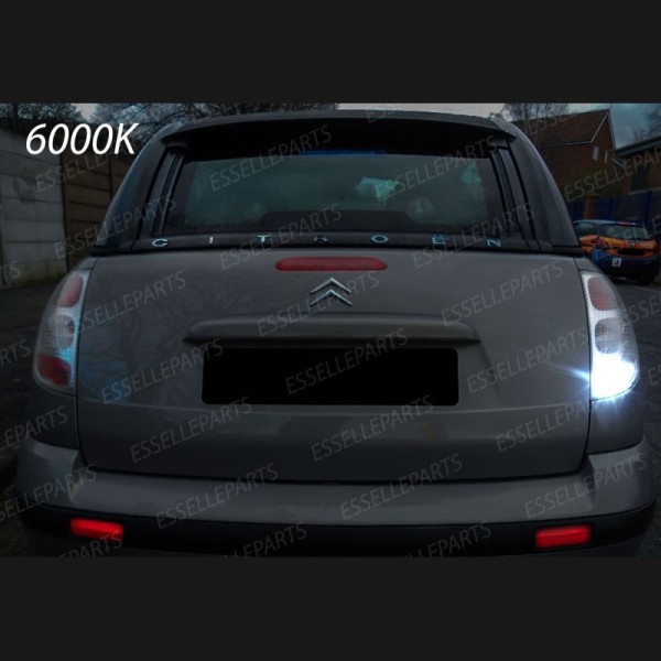 Luce Retromarcia 15 LED Citroen C3 Pluriel CON LENTE FRONTALE