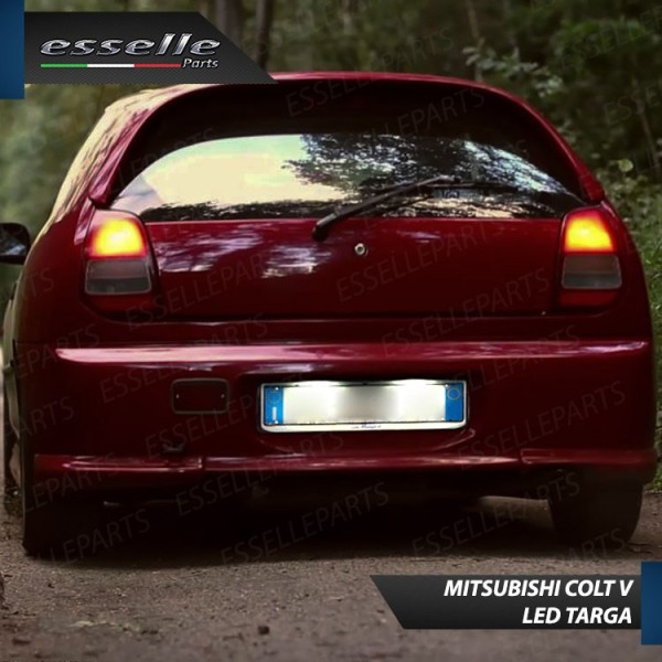 Luci Targa 5 LED Canbus 6000K per MITSUBISHI COLT V
