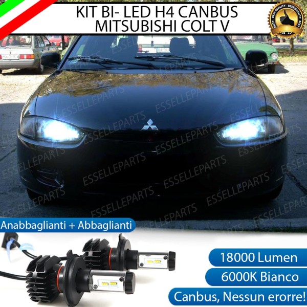 Kit Full LED H4 coppia lampade ANABBAGLIANTI/ABBAGLIANTI MITSUBISHI COLT V