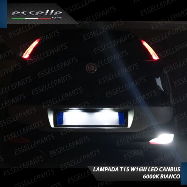 Luci Retromarcia Led Canbus FIAT PUNTO EVO Luce Bianca No Error