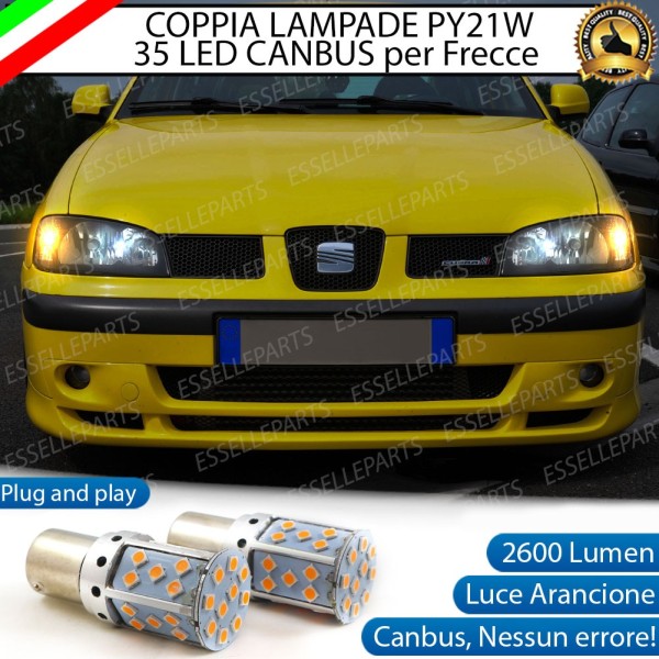 Coppia Lampade PY21W Frecce a LED per SEAT IBIZA 6K2