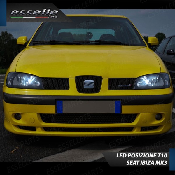 Coppia Lampade T10 W5W 5 LED Canbus 6000K bianco Seat Ibiza 6K2