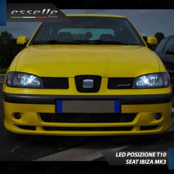 Coppia Lampade T10 W5W 5 LED Canbus 6000K bianco Seat Ibiza 6K2