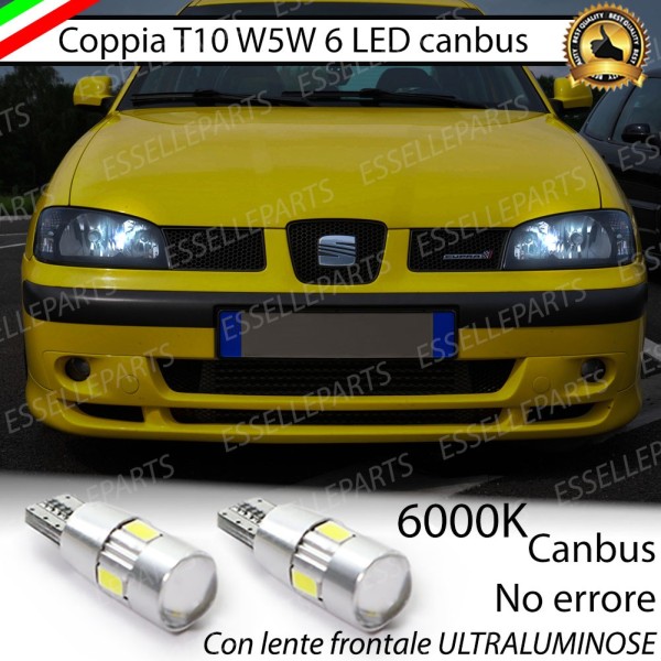 Luci Di Posizione 6 LED Per Seat Ibiza 6K2 Luce Bianca