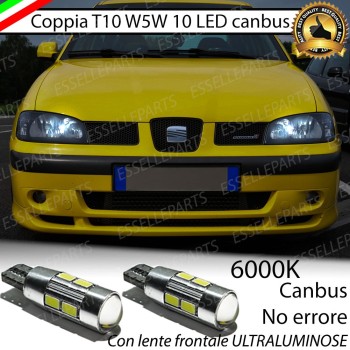 Luci Di Posizione 10 LED per Seat Ibiza 6K2 Luce Bianca
