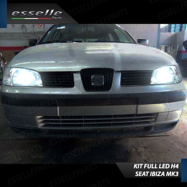 Kit Full LED H4 18000 Lumen 6000K bianco SEAT IBIZA 6K2