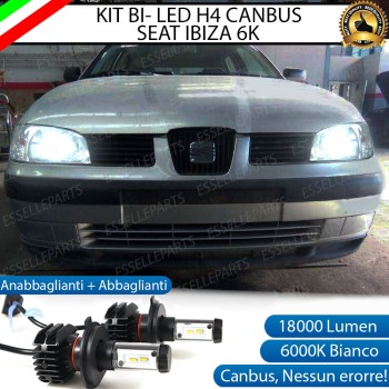Kit Full LED H4 18000 Lumen 6000K bianco SEAT IBIZA 6K2