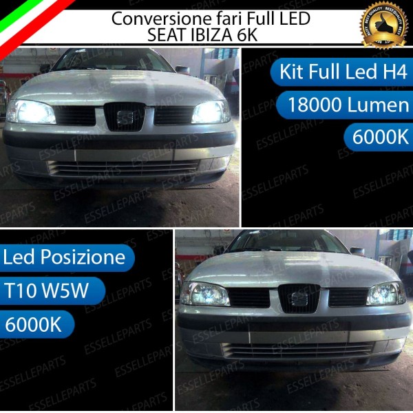 Conversione Fari Full LED per SEAT CORDOBA 6K2 con Fari a parabola singola