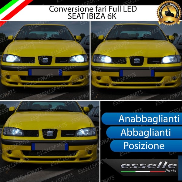 Lampade LED Per Fari Seat Ibiza 6K Luce Bianca Nessun Errore