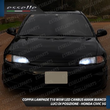 Luci posizione T10 W5W 5 LED Canbus Honda Civic 5G Luci posizione T10 W5W 5 LED Canbus Honda Civic 5G