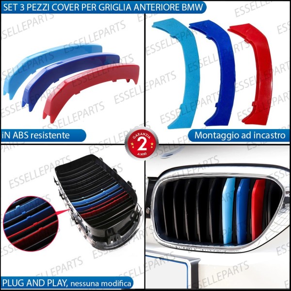 Set Cover M Sport SERIE 3 F34 GT con calandra a 9 Linee Verticali