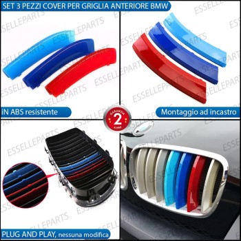 SET COVER CALANDRA BMW X5 E70 fino al 2013 IN STILE BMW M