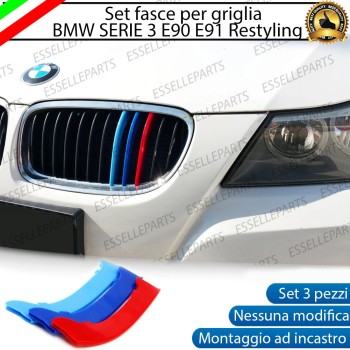 Set Cover per Calandra in stile M Sport BMW SERIE 3 E90 E91 per modelli Dal 2009