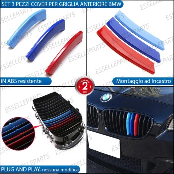 CALANDRA A 12 LINEE VERTICALI -Set Cover M Sport BMW SERIE 5 F10 F11