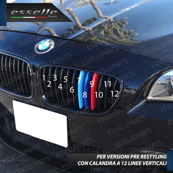CALANDRA A 12 LINEE VERTICALI -Set Cover M Sport BMW SERIE 5 F10 F11