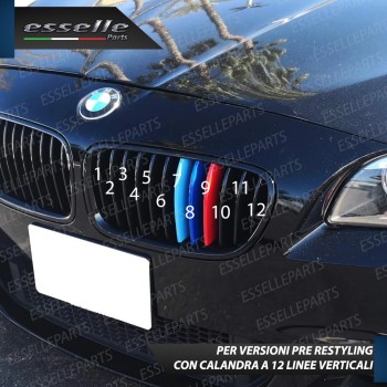 CALANDRA A 12 LINEE VERTICALI -Set Cover M Sport BMW SERIE 5 F10 F11