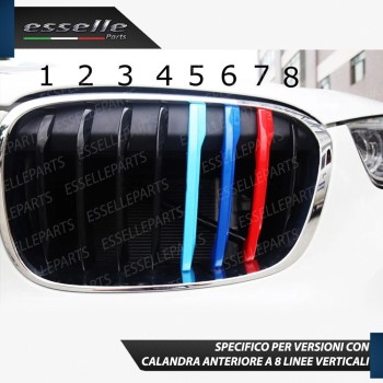 CALANDRA A 8 LINEE VERTICALI -Set Cover M Sport BMW X1 F48