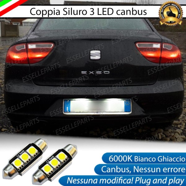Luci Targa 3 LED Canbus 6000K per Seat Exeo 3R