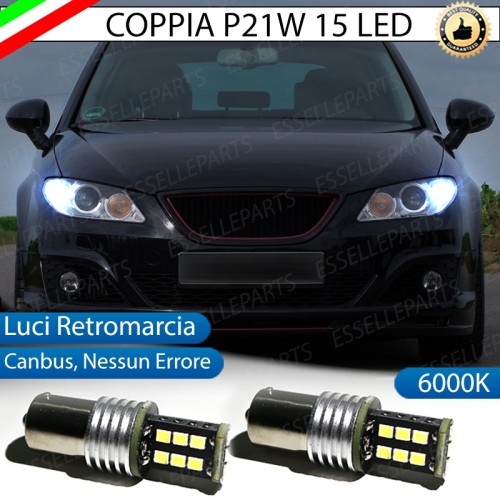 Coppia lampade Luci Posizione/Diurne 15 LED BA15S SEAT EXEO con Fari xenon di serie